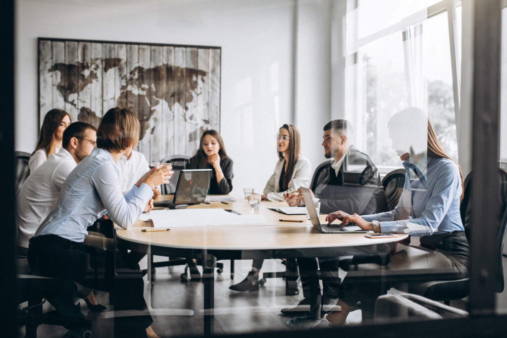 Business People on a meeting