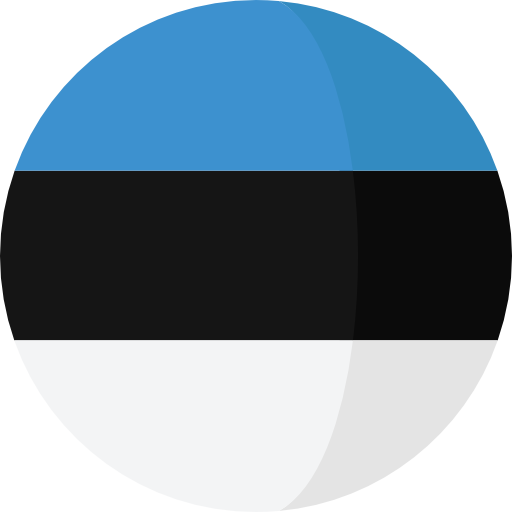 estonia flag rounded