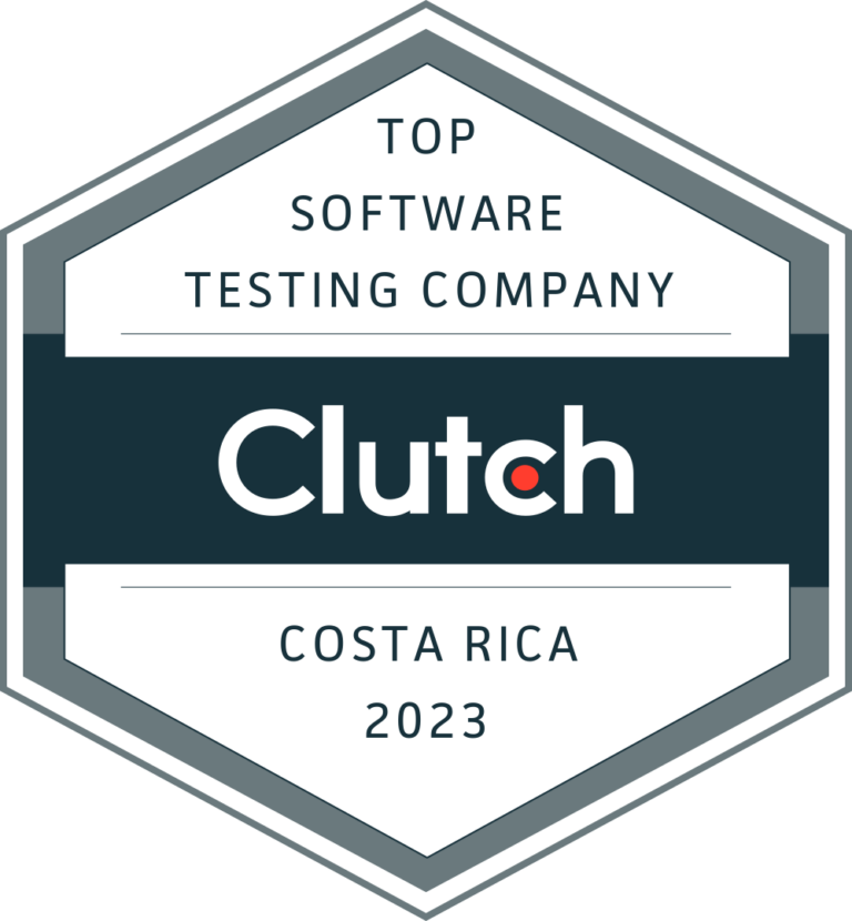 Clutch badge Top Software testing company Costa Rica 2023